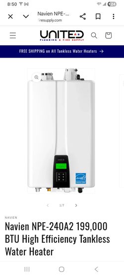 NAvian Tankless Water Heater