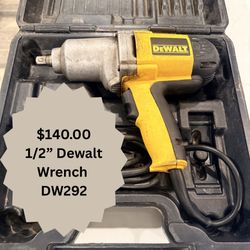 Dewalt 1/2” Impact Wrench Dw292 