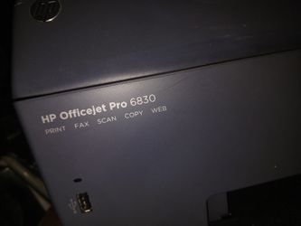 Hp Offfice Jet 6830 Printer