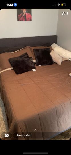 Cali King Bed With Bed Frame