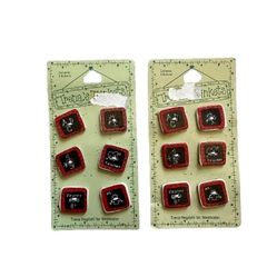 New 2 of  Vtg Trena's Trinkets Buttons 6 (12)