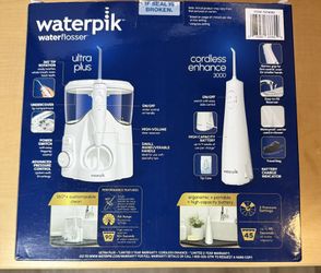 Waterpik Ultra Water Flosser with 10 Settings, 6 Tips, ADA Accepted, White