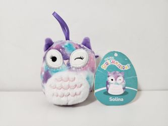 Squishmallow Solina the Owl Ornament Plush Toy NWT