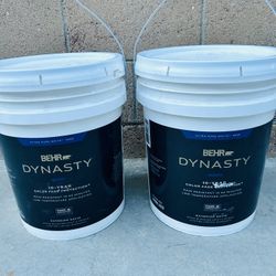 BEHR Dynasty Exterior Paint And Primer White Satin