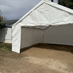 20x20 Heavy Duty Canopy Fully Covered