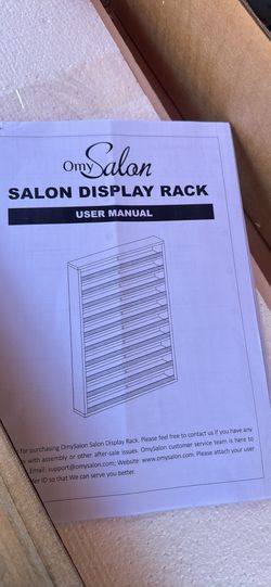 Salon display rack