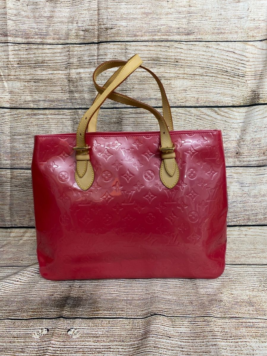Louis Vuitton Fuchsia Monogram Vernis Brentwood Tote Bag (PO1008885) -Like New Condition