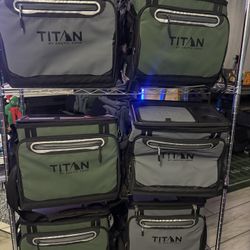 Titan Arctic Zone - Insulated Leak-Proof Collapsible Cooler Bag, Holds 40 Cans