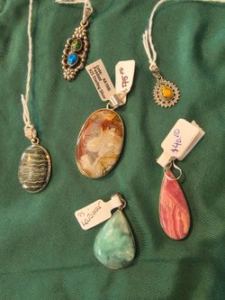 Sterling silver pendants