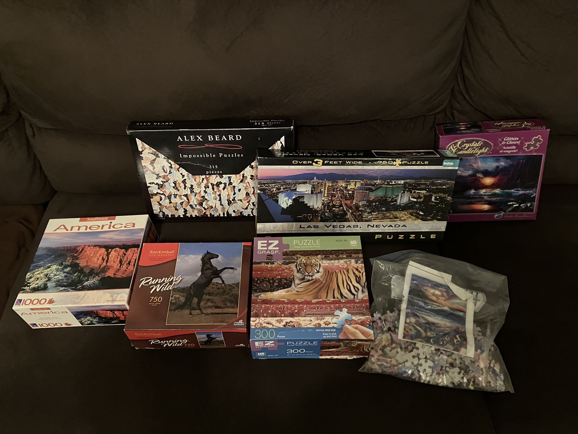 Lot Of Seven Jigsaw Puzzles
