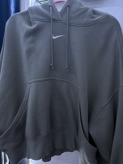 GREEN NIKE HOODIE 