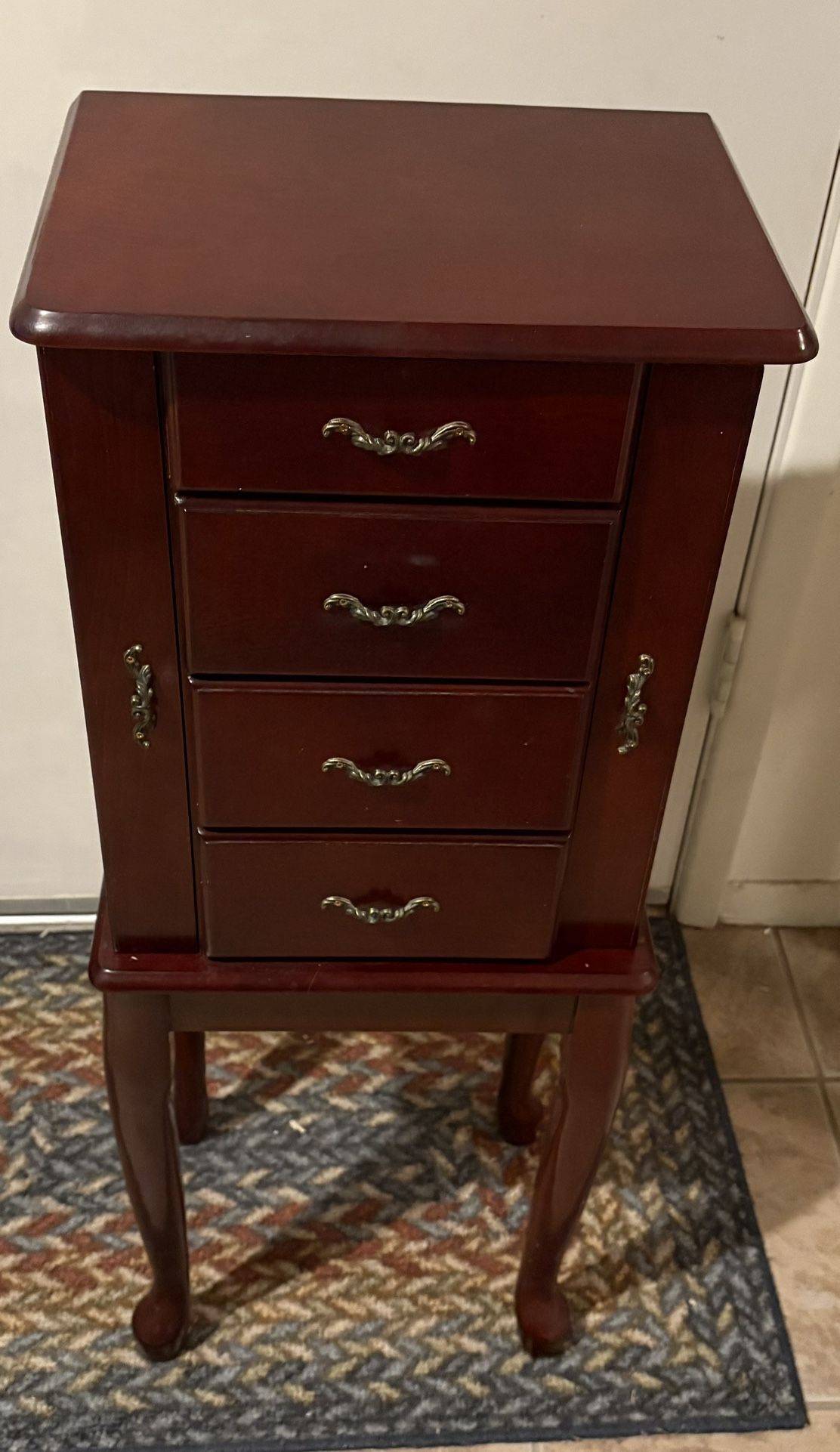 Wooden Jewelry Armoire
