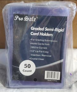 Graded semi rigid card holders