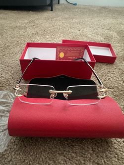 Cartier frames black and gold