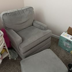Grey Rocking Chair