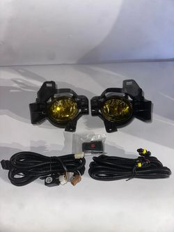 FL-ZTL-190-AM  2010-2012 Nissan Altima Sedan Amber Lens Fog Lights W/ Switch Plus Wiring Harness