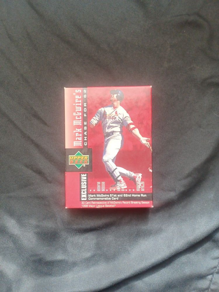 Mark McGuire.
 1998 60,61,62 Exclusive. 30 Card Set