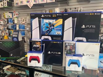 PS5 bundles with games and controllers and Xbox available on payment plan option with $49 down
