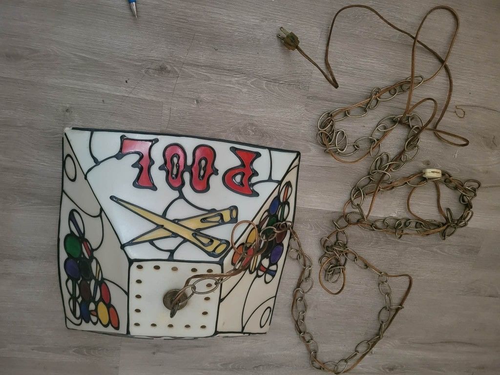 Pool Table Billiard Vintage Light