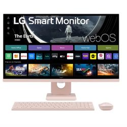 LG 27 inch smart monitor With Wireless Keyboard And Mouse
