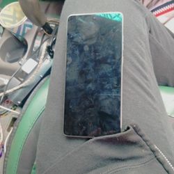 Off-white Motorola Phone