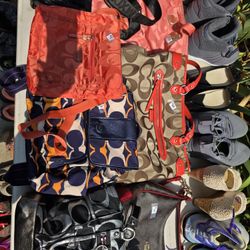 Coach Purses & Assorted Shoes