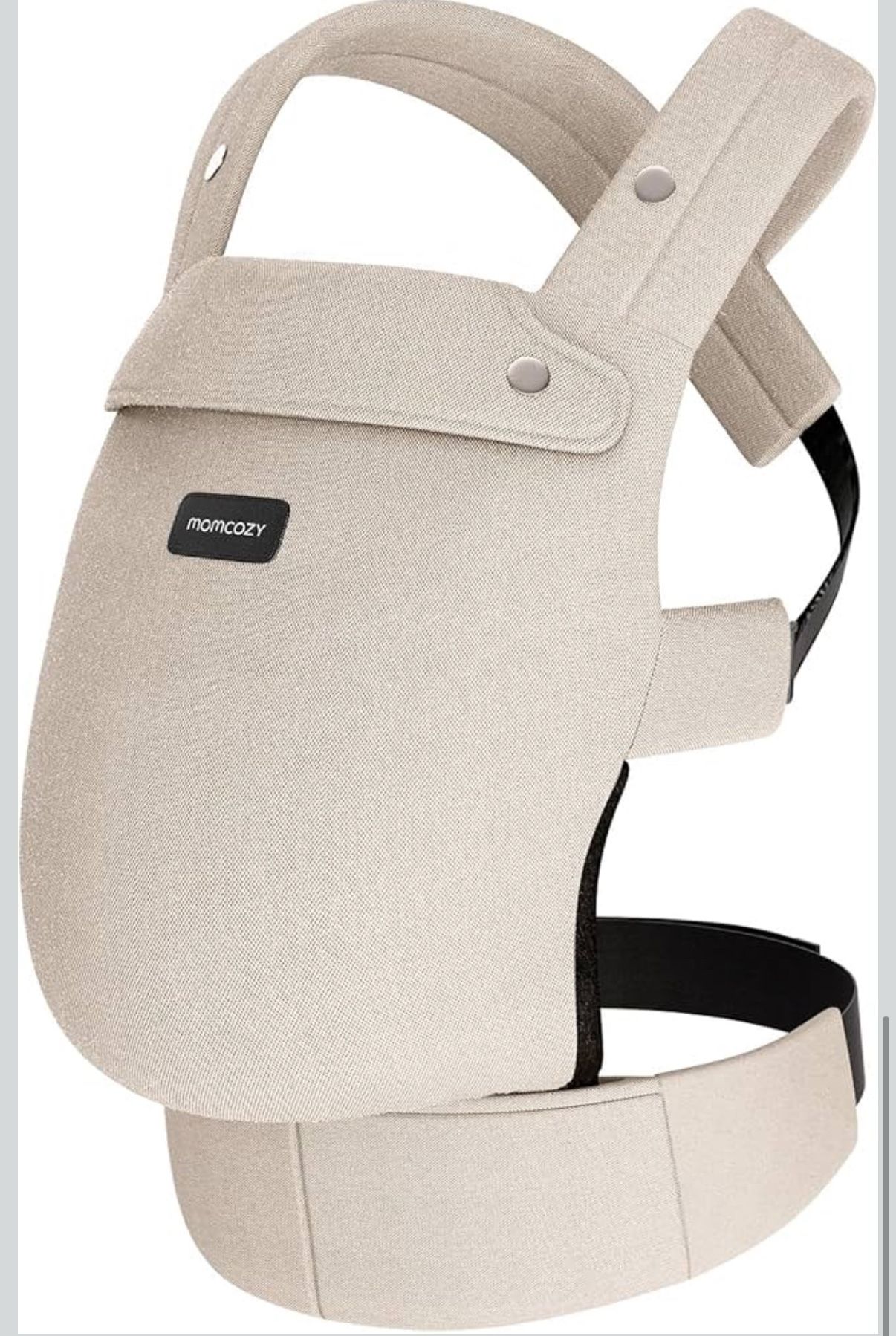 Momcozy Baby Carrier - Ergonomic, Cozy and Lightweight Carrier for 7-44lbs, Effortless to Put On, Ideal for Hands-Free Parenting, Enhanced Lumbar Supp