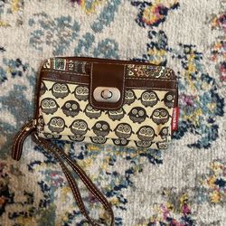 Boho Pattern Wristlet Wallet