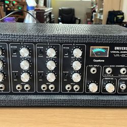 Vintage Guyatone VA-60Z, spring reverb, 16 ohm PA mixer, with effect send and return and line out!