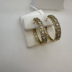 Gold Plated Hoops Brazilian High Quality Arracadas De Enchape Laminado De Brazil 🇧🇷 