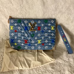 Multi Color LV Wristlet