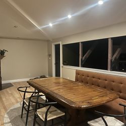 Solid Wood Dining Table Traditional