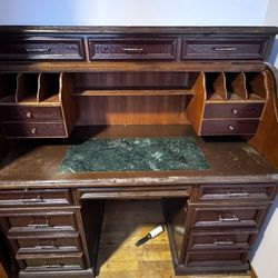 Vintage Roll Top Desk