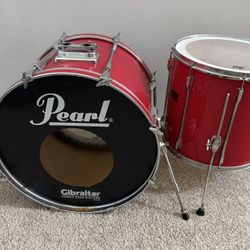Pearl Export Series Drums Tom And Bass Drum Only