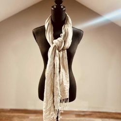 Silver scarf