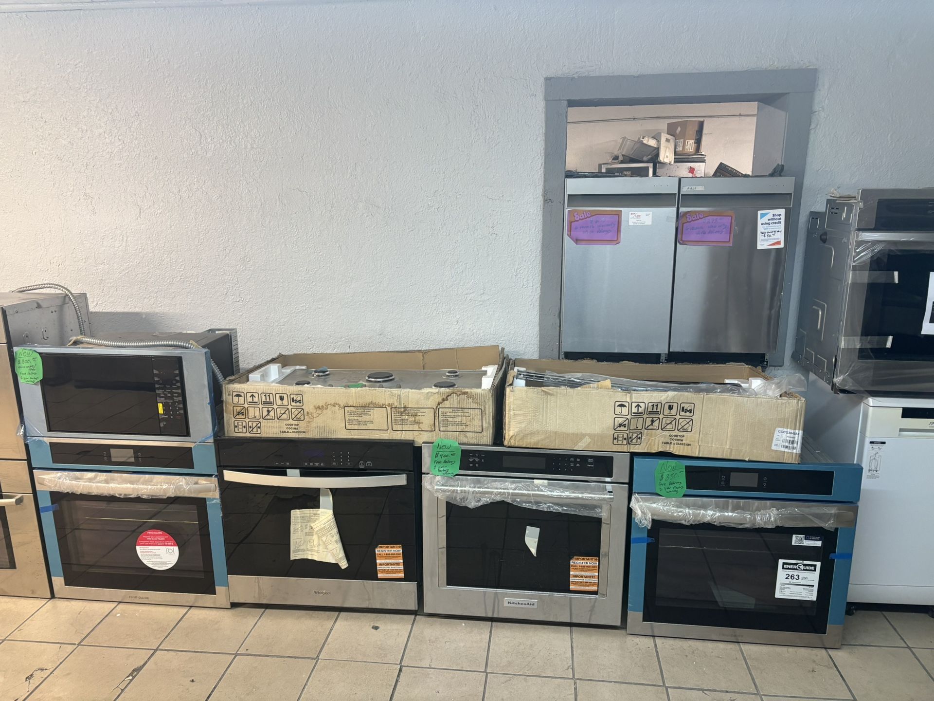 New Wall Ovens Cooktops