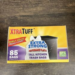 Xtra Tuff 13 Gallon Tall Kitchen Trash Bags 85ct