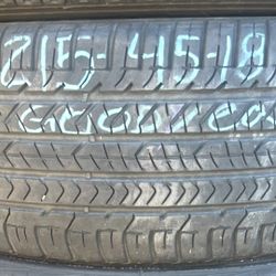 1x Used Tire Goodyear 215/45/18 🛞