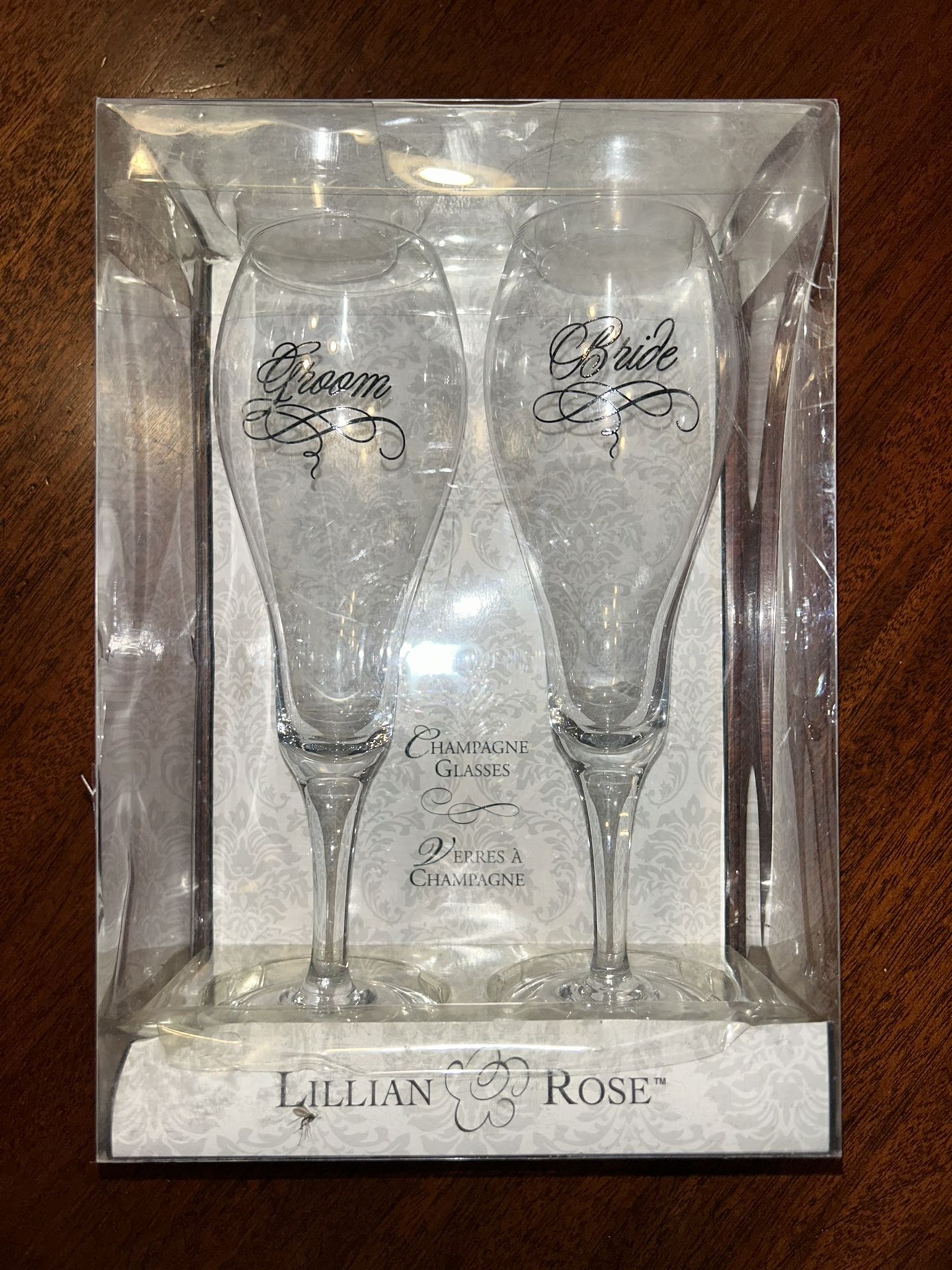 Bride & Groom Glass Set
