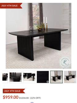 Brand new Coaster dining extension dining table!!