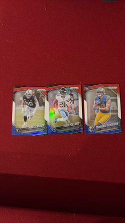 Panini Prizm NFL Football Cards Lot of 3