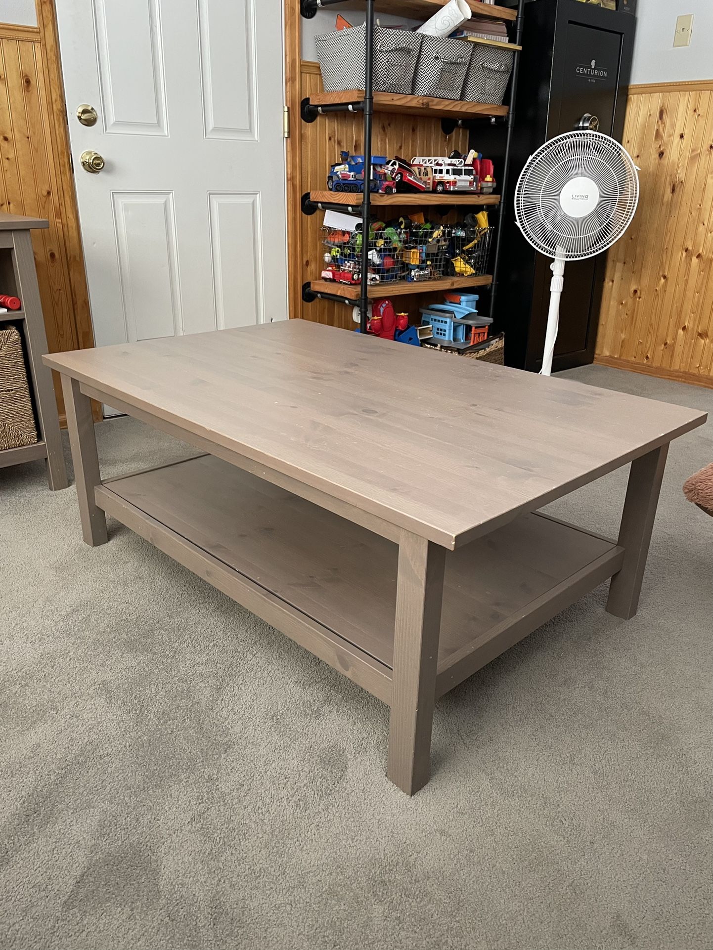 IKEA Hemnes Coffee Table Dark Gray Stained