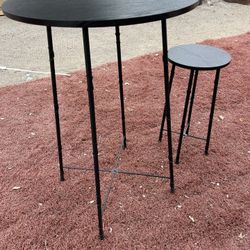 Tall Table And It’s Stool 