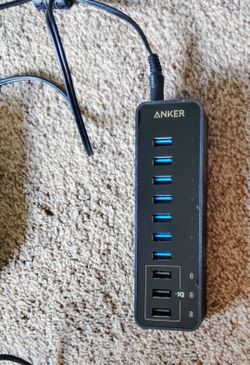 Anker A7515 7-Port USB 3.0 Data Hub with Smart Charging Ports