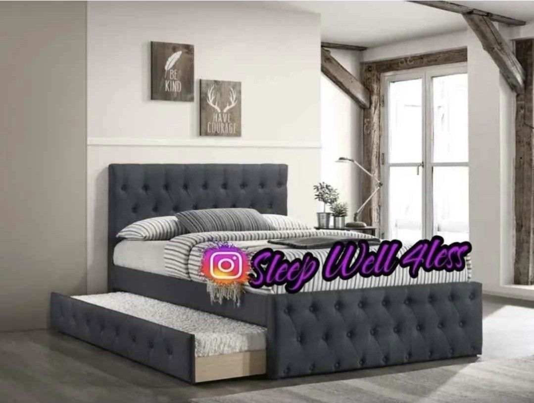 NEW  TWIN OVER TWIN BED FRAME AND MATTRESS 