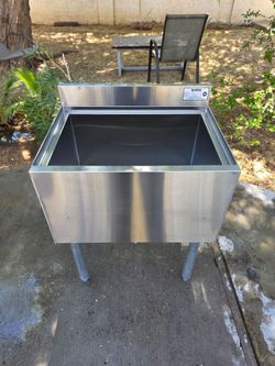 Commercial Krowne 24" Stainless Steel Underbar Ice Bin
