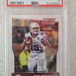 2016 PANINI SCORE " DAK PRESCOTT " #337 PSA 10