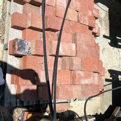 Pallet of red bricks please make offer