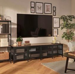 Modern Industrial TV Console - Big TV 70”+