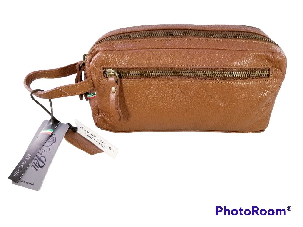 Leather Briefcase In Pell Leather Toiletry Bag VALENTINA IN PELL